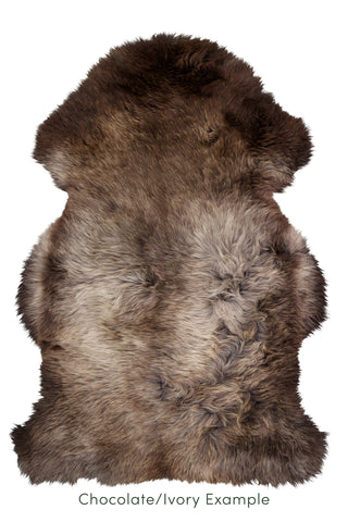 Ecowool Natural Undyed Sheepskin Rug - Single