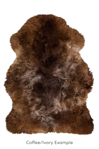 Ecowool Natural Undyed Sheepskin Rug - Single