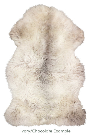 Ecowool Natural Undyed Sheepskin Rug - Single