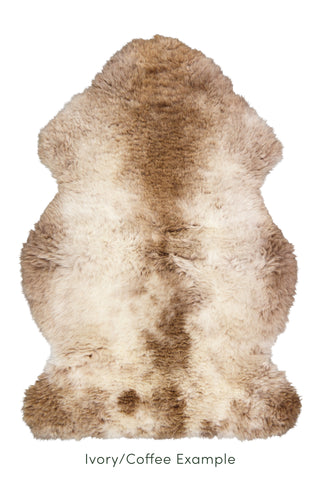 Ecowool Natural Undyed Sheepskin Rug - Single
