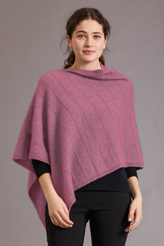 Garter Detail Poncho