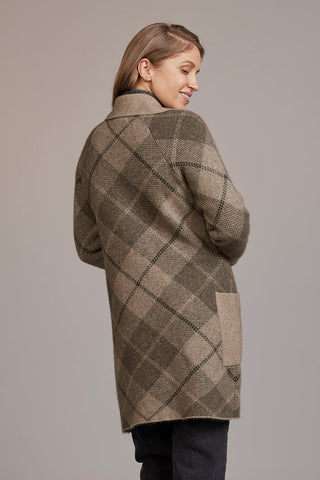 Possum Merino Tartan Overcoat