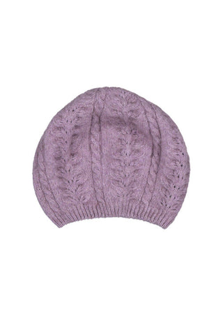 Possum Merino Cable Beret
