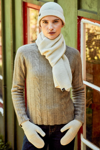 Undyed NZ Wool Beanie