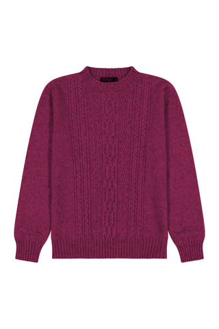 Crew Neck with Lace Detail