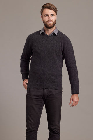 Rack Stitch Crew Neck Jersey