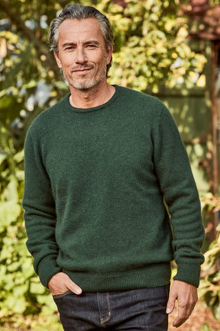 Rack Stitch Crew Neck Jersey