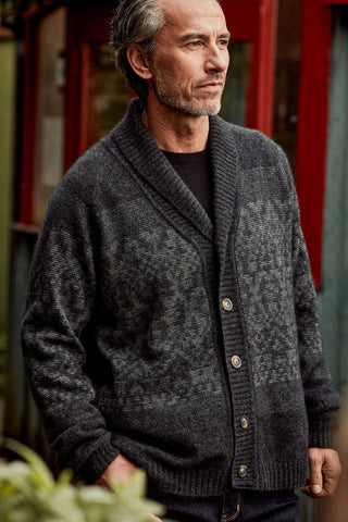 Fair Isle Shawl Cardigan