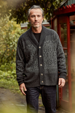 Fair Isle Shawl Cardigan