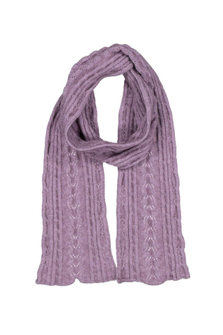 Possum Merino Cable Scarf