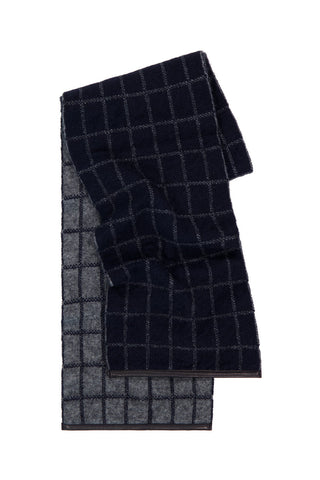 Possum Merino Check Scarf