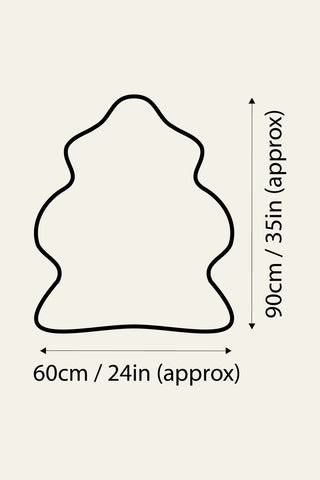 Ecowool Sheepskin Yoga Rug