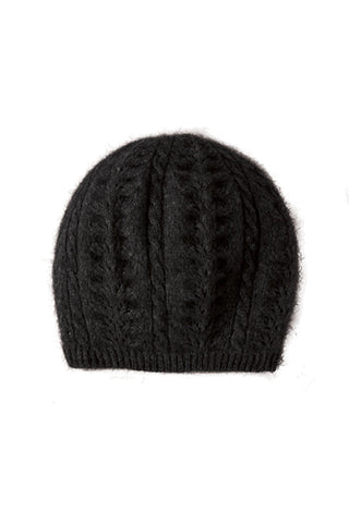 Possum Merino Cable Beret