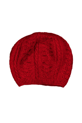 Possum Merino Cable Beret