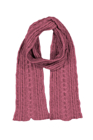 Possum Merino Cable Scarf