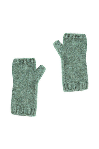 Possum Merino Plain Glovelet Mint