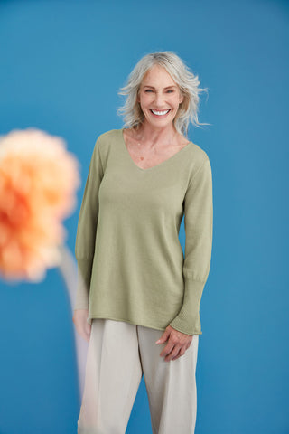 A-Line V Neck