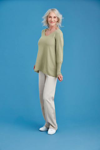 A-Line V Neck