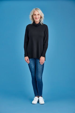 Merino A-Line Funnel Neck