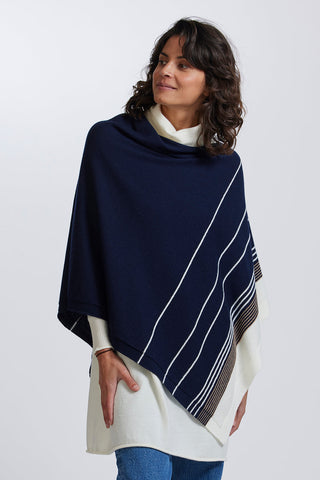 Stripe Poncho