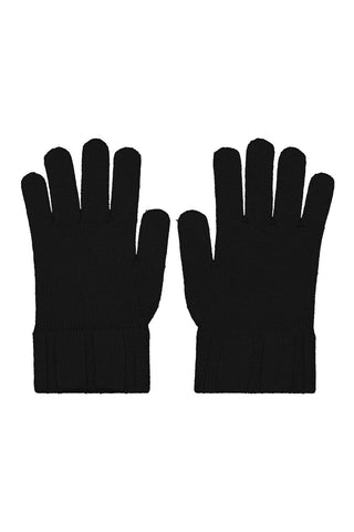 Rib Glove in Black by Royal Merino