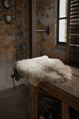Ecowool Natural Undyed Sheepskin Rug - Single