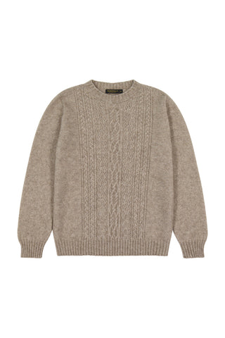 Crew Neck with Lace Detail