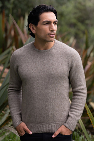 Rack Stitch Crew Neck Jersey