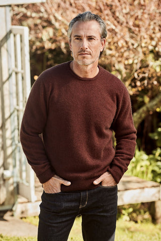 Rack Stitch Crew Neck Jersey