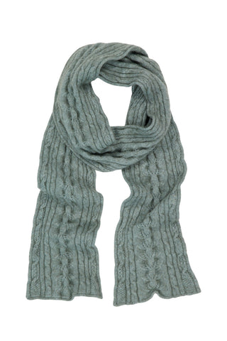 Possum Merino Cable Scarf