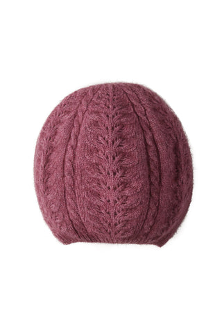 Possum Merino Cable Beret
