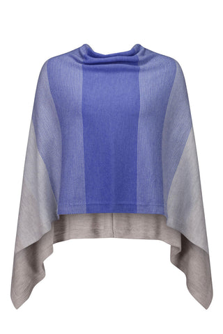 Graduated Stripe Poncho