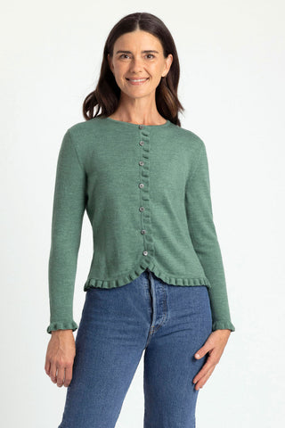 Frill Trim Cardigan