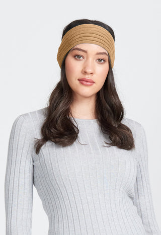 Headband in Nougat by Royal Merino