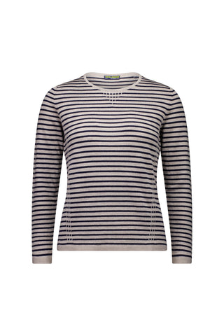 Tuck Stitch Stripe Jumper