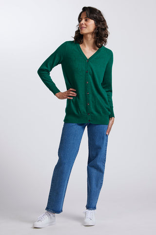 Long Cardi in Eden by Royal Merino