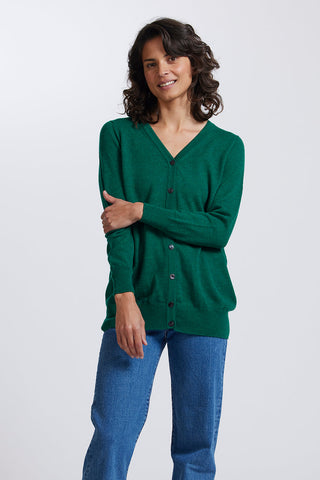 Long Cardi in Eden by Royal Merino