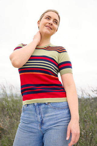 Variegated Crew T-Shirt