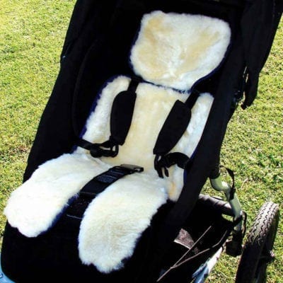 Sheepskin babycare strollerfleece