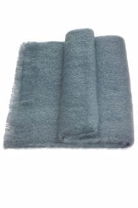 Mohair throw Glacier