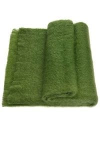Mohair throw Lime by Ecowool