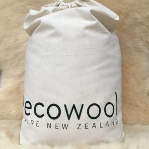 calico bag packaging - ecowool rugs