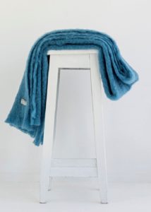 mohair throw lake - ecowool