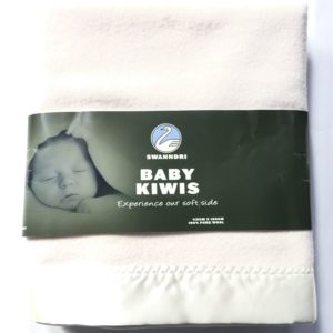 swanndri baby cot blanket natural - ecowool