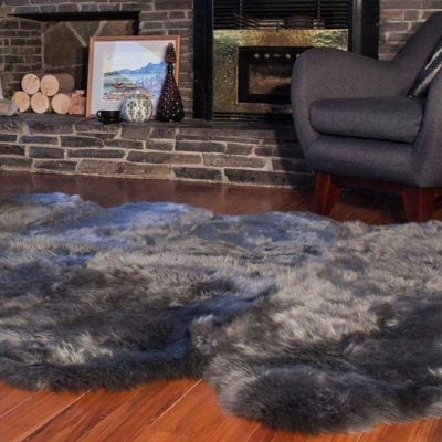 bowron sheepskin rug