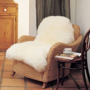 Sheepskin rug bowron-single Champagne