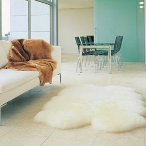 Sheepskin rug bowron