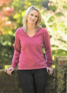 possum merino vee neck plain sweater - ecowool