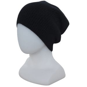 Merino wool nx677 Slouch hat -black