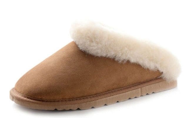slip on sheepskin slippers